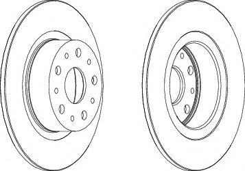 FERODO DDF805 Тормозной диск для LANCIA KAPPA (Лансиа/лянча Каппа) FERODO DDF805 Тормозной диск для LANCIA KAPPA (Лансиа/лянча Каппа)