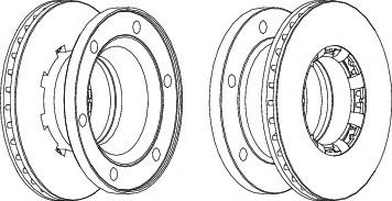 FERODO FCR175A Тормозной диск для RENAULT-TRUCKS (Рено-труcкс) FERODO FCR175A Тормозной диск для RENAULT-TRUCKS (Рено-труcкс)