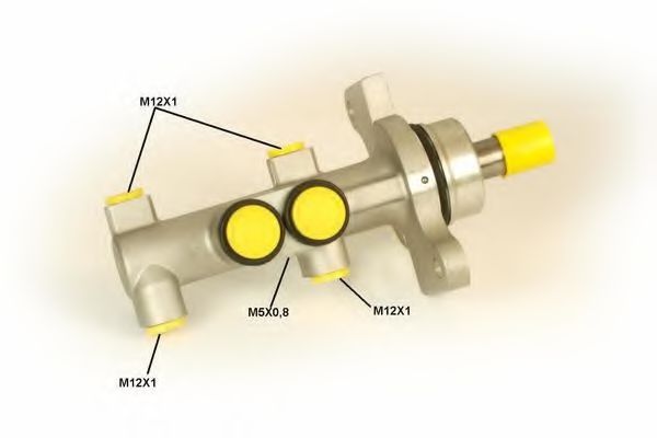 FERODO FHM1226 Главный тормозной цилиндр для CITROËN C2 ENTERPRISE (CитроËн C2 энтэрприсэ) FERODO FHM1226 Главный тормозной цилиндр для CITROËN C2 ENTERPRISE (CитроËн C2 энтэрприсэ)