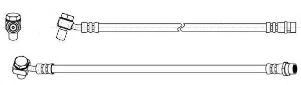 FERODO FHY2833 Тормозной шланг для OPEL INSIGNIA (Опель Инсигния) FERODO FHY2833 Тормозной шланг для OPEL INSIGNIA (Опель Инсигния)