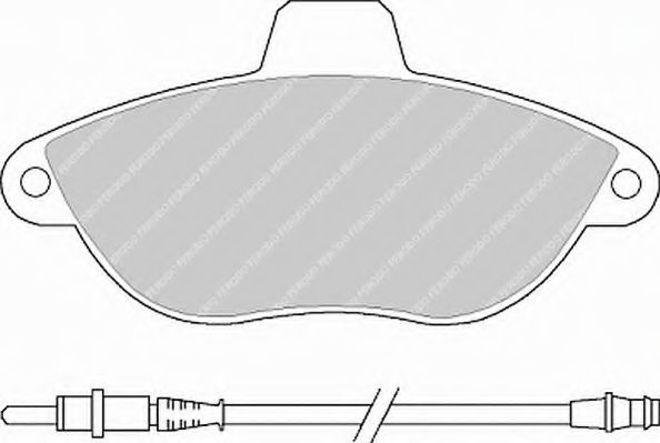 FERODO FSL1002 Тормозные колодки для CITROËN DISPATCH (CитроËн Диспатч) FERODO FSL1002 Тормозные колодки для CITROËN DISPATCH (CитроËн Диспатч)