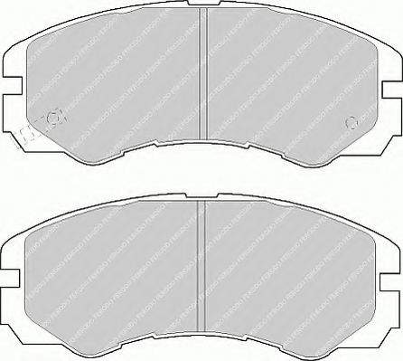 FERODO FSL1015 Тормозные колодки для OPEL FRONTERA B (Опель Фронтера б) FERODO FSL1015 Тормозные колодки для OPEL FRONTERA B (Опель Фронтера б)