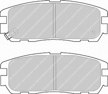 FERODO FSL1017 Тормозные колодки для OPEL FRONTERA B (Опель Фронтера б) FERODO FSL1017 Тормозные колодки для OPEL FRONTERA B (Опель Фронтера б)