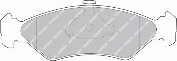 FERODO FSL1082 Тормозные колодки для MAZDA SOHO III (Мазда Сохо 3) FERODO FSL1082 Тормозные колодки для MAZDA SOHO III (Мазда Сохо 3)
