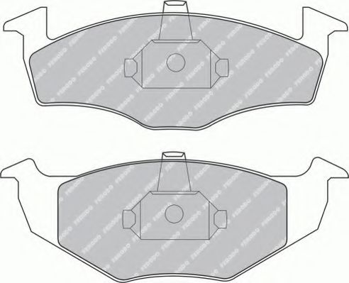 FERODO FSL1101 Тормозные колодки для VOLKSWAGEN (Фольксваген) FERODO FSL1101 Тормозные колодки для VOLKSWAGEN (Фольксваген)