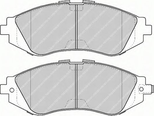 FERODO FSL1116 Тормозные колодки для DAEWOO KONDOR (Дэу Кондор) FERODO FSL1116 Тормозные колодки для DAEWOO KONDOR (Дэу Кондор)
