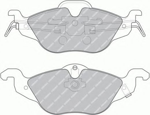 FERODO FSL1293 Тормозные колодки для OPEL (Опель) FERODO FSL1293 Тормозные колодки для OPEL (Опель)