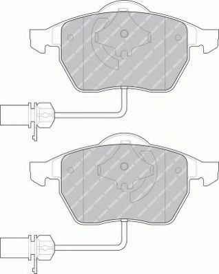 FERODO FSL1323 Тормозные колодки для VOLKSWAGEN (Фольксваген) FERODO FSL1323 Тормозные колодки для VOLKSWAGEN (Фольксваген)