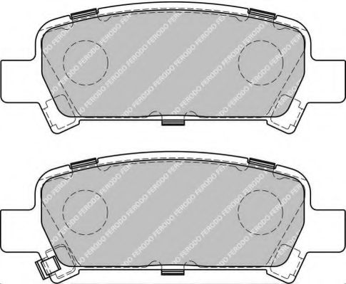 FERODO FSL1333 Тормозные колодки для SUBARU LIBERTY III (Субару Либэртъ 3) FERODO FSL1333 Тормозные колодки для SUBARU LIBERTY III (Субару Либэртъ 3)