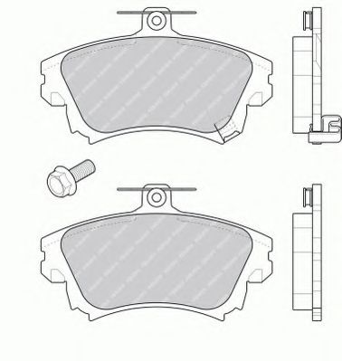 FERODO FSL1384 Тормозные колодки для MITSUBISHI CARISMA (Митсубиши/митсубиси Каризма) FERODO FSL1384 Тормозные колодки для MITSUBISHI CARISMA (Митсубиши/митсубиси Каризма)