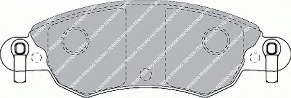 FERODO FSL1410 Тормозные колодки для CITROËN C5 II (CитроËн С5 2) FERODO FSL1410 Тормозные колодки для CITROËN C5 II (CитроËн С5 2)