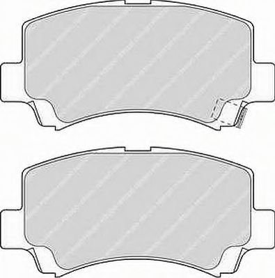 FERODO FSL1421 Тормозные колодки для CHERY FACE (Чери Фаcэ) FERODO FSL1421 Тормозные колодки для CHERY FACE (Чери Фаcэ)