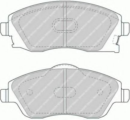 FERODO FSL1424 Тормозные колодки для OPEL VITA C (Опель Vита c) FERODO FSL1424 Тормозные колодки для OPEL VITA C (Опель Vита c)