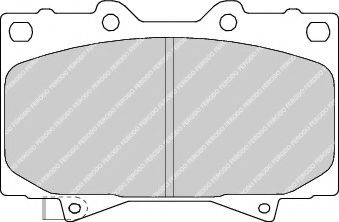 FERODO FSL1456 Тормозные колодки для TOYOTA PRADO (Тойота/тоета Прадо) FERODO FSL1456 Тормозные колодки для TOYOTA PRADO (Тойота/тоета Прадо)