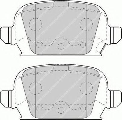 FERODO FSL1472 Тормозные колодки для OPEL VITA C (Опель Vита c) FERODO FSL1472 Тормозные колодки для OPEL VITA C (Опель Vита c)