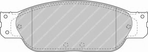 FERODO FSL1485 Тормозные колодки для LINCOLN LS (Линcолн Лс)