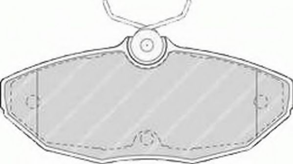 FERODO FSL1486 Тормозные колодки для LINCOLN LS (Линcолн Лс)