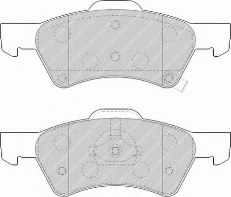 FERODO FSL1510 Тормозные колодки для CHRYSLER TOWN COUNTRY IV (Крайслер Таун кантри 4) FERODO FSL1510 Тормозные колодки для CHRYSLER TOWN COUNTRY IV (Крайслер Таун кантри 4)