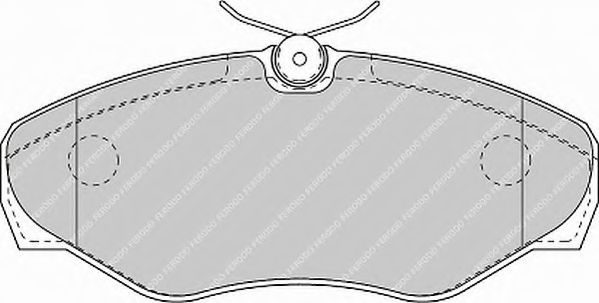 FERODO FSL1515 Тормозные колодки для RENAULT TRAFIC II (Рено Трафик 2) FERODO FSL1515 Тормозные колодки для RENAULT TRAFIC II (Рено Трафик 2)