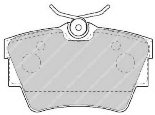 FERODO FSL1516 Тормозные колодки для RENAULT TRAFIC II (Рено Трафик 2) FERODO FSL1516 Тормозные колодки для RENAULT TRAFIC II (Рено Трафик 2)