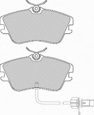 FERODO FSL1519 Тормозные колодки для VOLKSWAGEN T4 CARAVELLE (Фольксваген Т4 cараvэллэ) FERODO FSL1519 Тормозные колодки для VOLKSWAGEN T4 CARAVELLE (Фольксваген Т4 cараvэллэ)