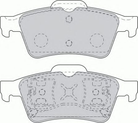 FERODO FSL1540 Тормозные колодки для RENAULT ESPACE IV (Рено Эспейс 4) FERODO FSL1540 Тормозные колодки для RENAULT ESPACE IV (Рено Эспейс 4)