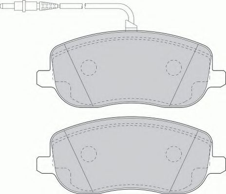 FERODO FSL1556 Тормозные колодки для CITROËN DISPATCH (CитроËн Диспатч) FERODO FSL1556 Тормозные колодки для CITROËN DISPATCH (CитроËн Диспатч)