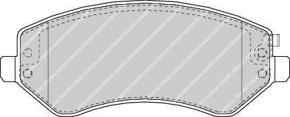 FERODO FSL1576 Тормозные колодки для CHRYSLER TOWN COUNTRY IV (Крайслер Таун кантри 4) FERODO FSL1576 Тормозные колодки для CHRYSLER TOWN COUNTRY IV (Крайслер Таун кантри 4)