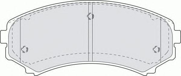 FERODO FSL1603 Тормозные колодки для MITSUBISHI PAJERO CLASSIC (Митсубиши/митсубиси Паджеро классик) FERODO FSL1603 Тормозные колодки для MITSUBISHI PAJERO CLASSIC (Митсубиши/митсубиси Паджеро классик)