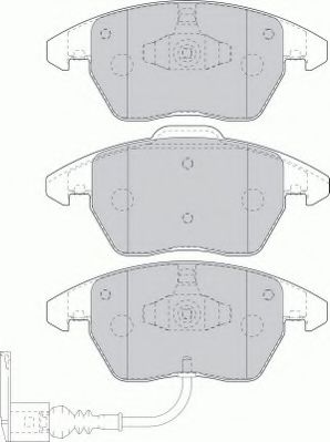 FERODO FSL1641 Тормозные колодки для AUDI TT (Ауди Тт) FERODO FSL1641 Тормозные колодки для AUDI TT (Ауди Тт)