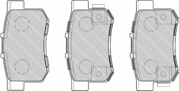 FERODO FSL1679 Тормозные колодки для HONDA PRELUDE V (Хонда Прэлудэ v) FERODO FSL1679 Тормозные колодки для HONDA PRELUDE V (Хонда Прэлудэ v)