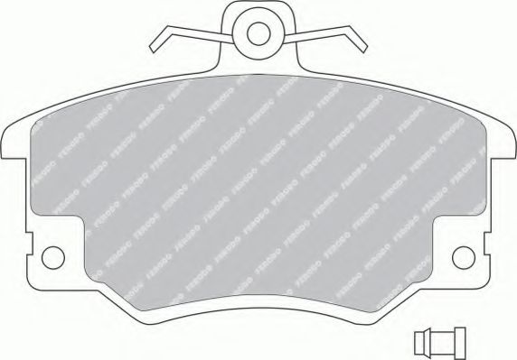 FERODO FSL370 Тормозные колодки для FIAT TEMPRA (Фиат Тэмпра) FERODO FSL370 Тормозные колодки для FIAT TEMPRA (Фиат Тэмпра)