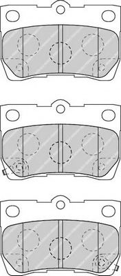 FERODO FSL4001 Тормозные колодки для LEXUS IS C (Лексус Ис) FERODO FSL4001 Тормозные колодки для LEXUS IS C (Лексус Ис)