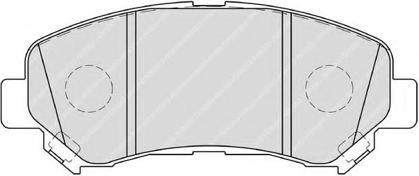 FERODO FSL4051 Тормозные колодки для NISSAN DUALIS (Ниссан Дуалис) FERODO FSL4051 Тормозные колодки для NISSAN DUALIS (Ниссан Дуалис)