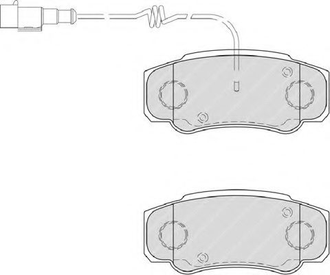 FERODO FSL4054 Тормозные колодки для RENAULT TRUCKS MAXITY (Рено трак Маxитъ) FERODO FSL4054 Тормозные колодки для RENAULT TRUCKS MAXITY (Рено трак Маxитъ)