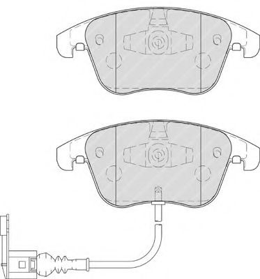 FERODO FSL4057 Тормозные колодки для VOLKSWAGEN (Фольксваген) FERODO FSL4057 Тормозные колодки для VOLKSWAGEN (Фольксваген)