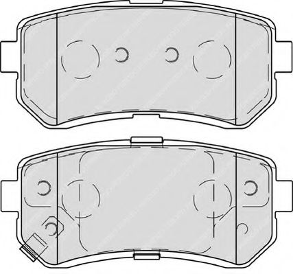 FERODO FSL4235 Тормозные колодки для HYUNDAI I20 (Хендай И20) FERODO FSL4235 Тормозные колодки для HYUNDAI I20 (Хендай И20)