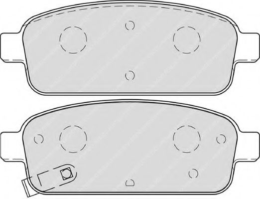 FERODO FSL4263 Тормозные колодки для OPEL AMPERA (Опель Ампэра) FERODO FSL4263 Тормозные колодки для OPEL AMPERA (Опель Ампэра)