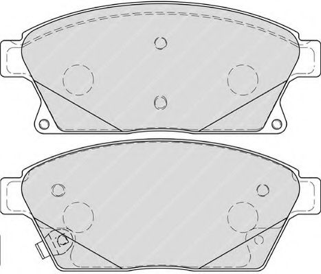 FERODO FSL4264 Тормозные колодки для CADILLAC ATS (Кадилак Ац) FERODO FSL4264 Тормозные колодки для CADILLAC ATS (Кадилак Ац)