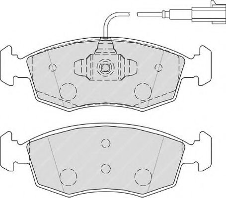 FERODO FSL4353 Тормозные колодки для FIAT 500 C (Фиат 500 c) FERODO FSL4353 Тормозные колодки для FIAT 500 C (Фиат 500 c)
