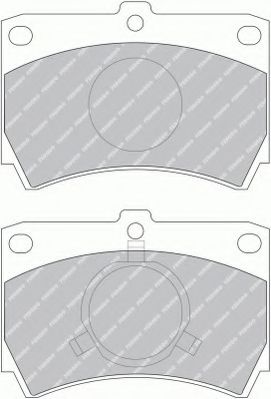 FERODO FSL487 Тормозные колодки для MAZDA 323 III (Мазда 323 3) FERODO FSL487 Тормозные колодки для MAZDA 323 III (Мазда 323 3)