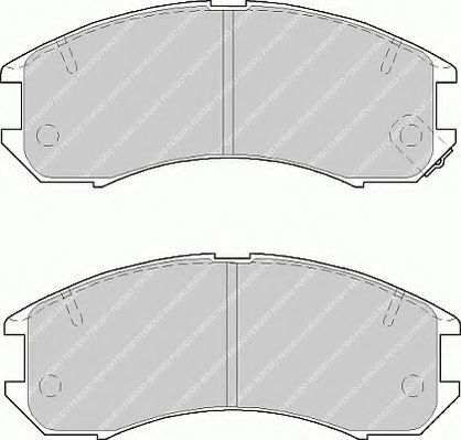 FERODO FSL576 Тормозные колодки для MAZDA 626 III (Мазда 626 3) FERODO FSL576 Тормозные колодки для MAZDA 626 III (Мазда 626 3)
