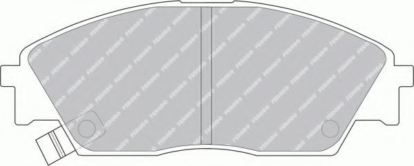 FERODO FSL598 Тормозные колодки для HONDA PRELUDE III (Хонда Прэлудэ 3) FERODO FSL598 Тормозные колодки для HONDA PRELUDE III (Хонда Прэлудэ 3)