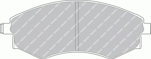 FERODO FSL600 Тормозные колодки для SSANGYONG REXTON (Сан-янг/санянг Рекстон) FERODO FSL600 Тормозные колодки для SSANGYONG REXTON (Сан-янг/санянг Рекстон)