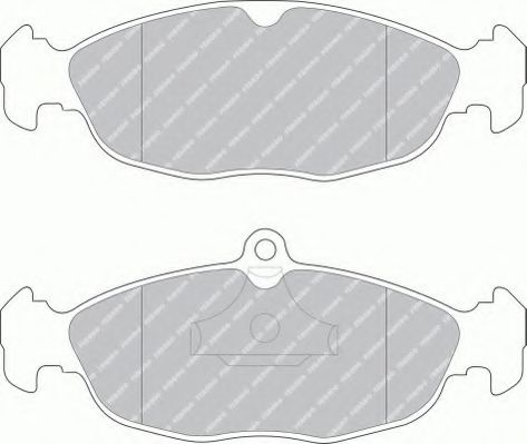 FERODO FSL732 Тормозные колодки для OPEL CORSA A (Опель Cорса а) FERODO FSL732 Тормозные колодки для OPEL CORSA A (Опель Cорса а)