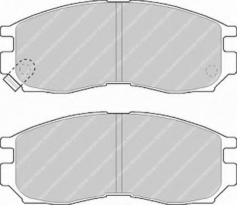 FERODO FSL764 Тормозные колодки для MITSUBISHI L 400 / SPACE GEAR (Митсубиши/митсубиси Л 400 / спаcэ гэар) FERODO FSL764 Тормозные колодки для MITSUBISHI L 400 / SPACE GEAR (Митсубиши/митсубиси Л 400 / спаcэ гэар)