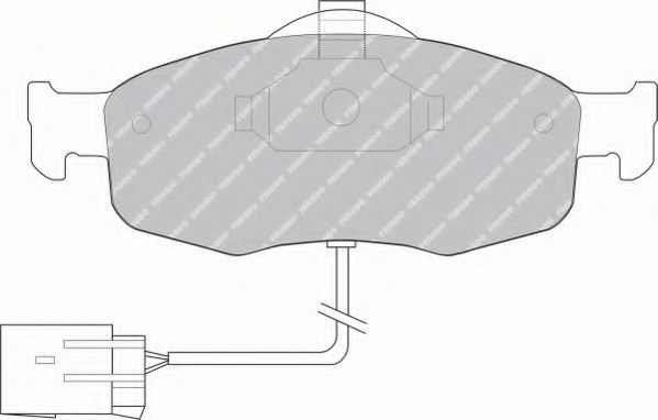 FERODO FSL766 Тормозные колодки для FORD MONDEO (Форд Мондэо) FERODO FSL766 Тормозные колодки для FORD MONDEO (Форд Мондэо)