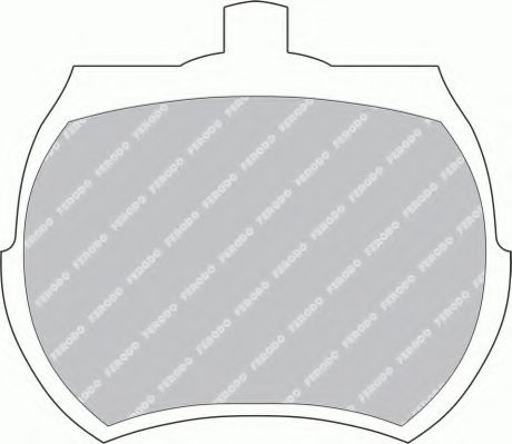 FERODO FSL824 Тормозные колодки для ROVER MINI (Ровер Мини) FERODO FSL824 Тормозные колодки для ROVER MINI (Ровер Мини)