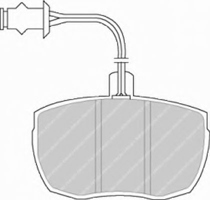 FERODO FSL841 Тормозные колодки для ROVER 2000-3500 (Ровер 2000-3500) FERODO FSL841 Тормозные колодки для ROVER 2000-3500 (Ровер 2000-3500)