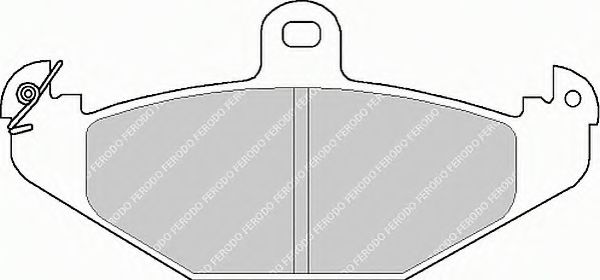 FERODO FSL878 Тормозные колодки для RENAULT SAFRANE (Рено Сафранэ) FERODO FSL878 Тормозные колодки для RENAULT SAFRANE (Рено Сафранэ)